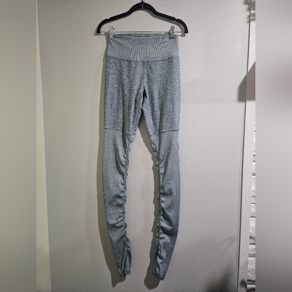 Alo Yoga Alosoft Goddess Legging In Heathered Teal Green Size Medium - Picture 9 of 13